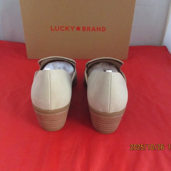 LUCKY BRAND Mizina Faux Leather Shooties $99 - US Size 9 - Dune - 1397 - Picture 7 of 11